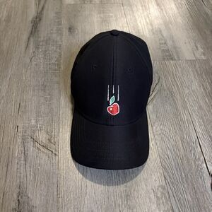 Callaway Golf Hat Cherry Logo Black Adjustable Performance Cap Rare